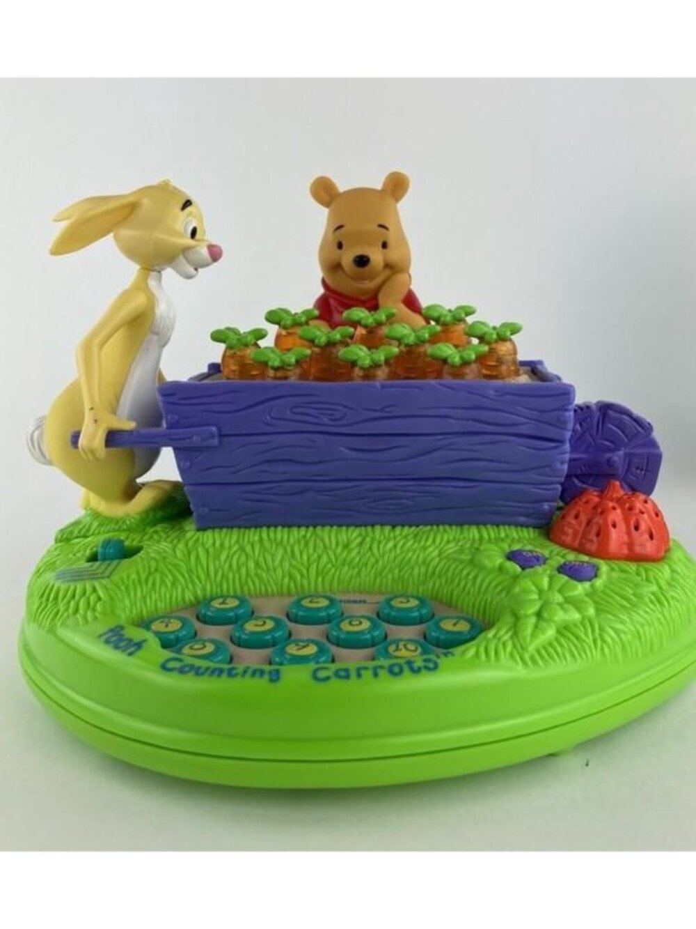 1998 Disney Winnie the Pooh Counting Carrots Tiger Electronics 87-022 NOS